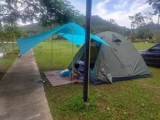 考竹水库铁人社区营地的营地资料照片