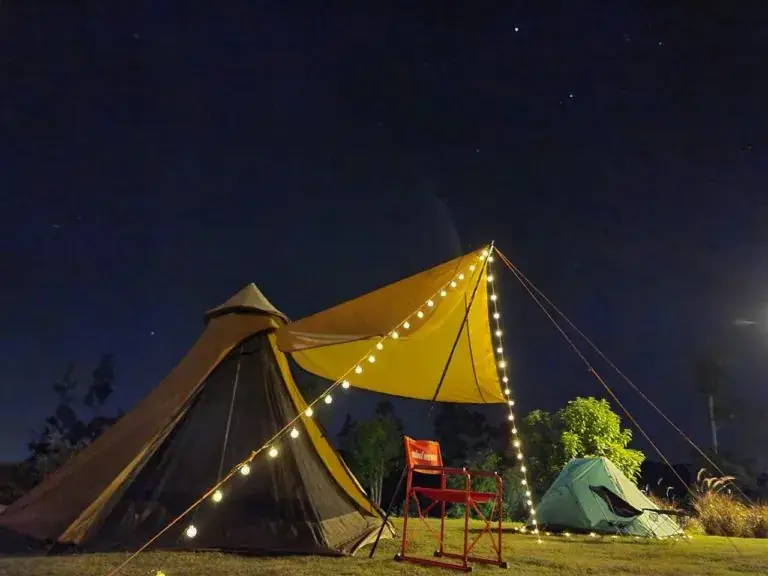 幸福之光暗夜农场营地的营地资料照片