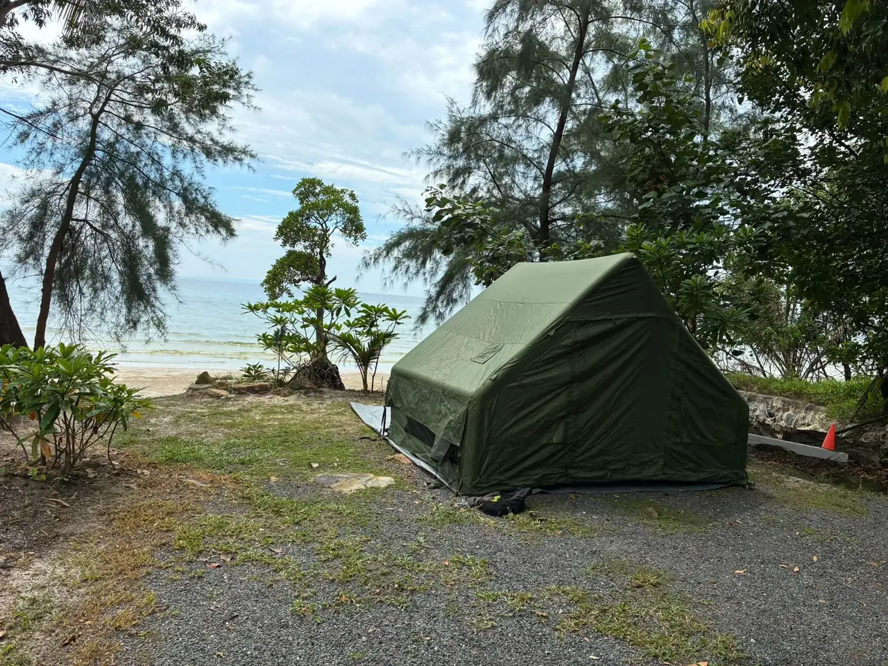 营地纳道海边营地的营地资料照片