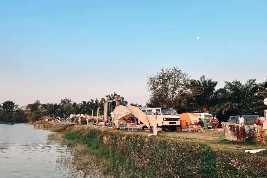 博斯之家水库营地的营地资料照片