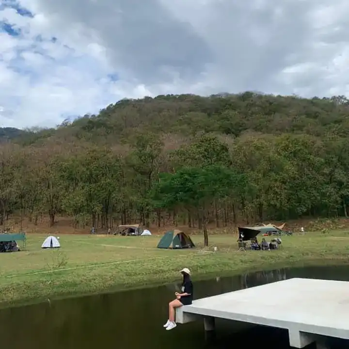 冲玛丰山谷营地的营地资料照片