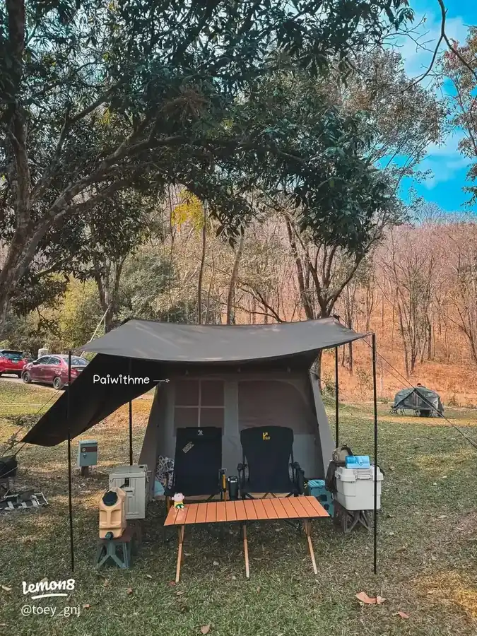 特拉坎塔山景营地的营地资料照片